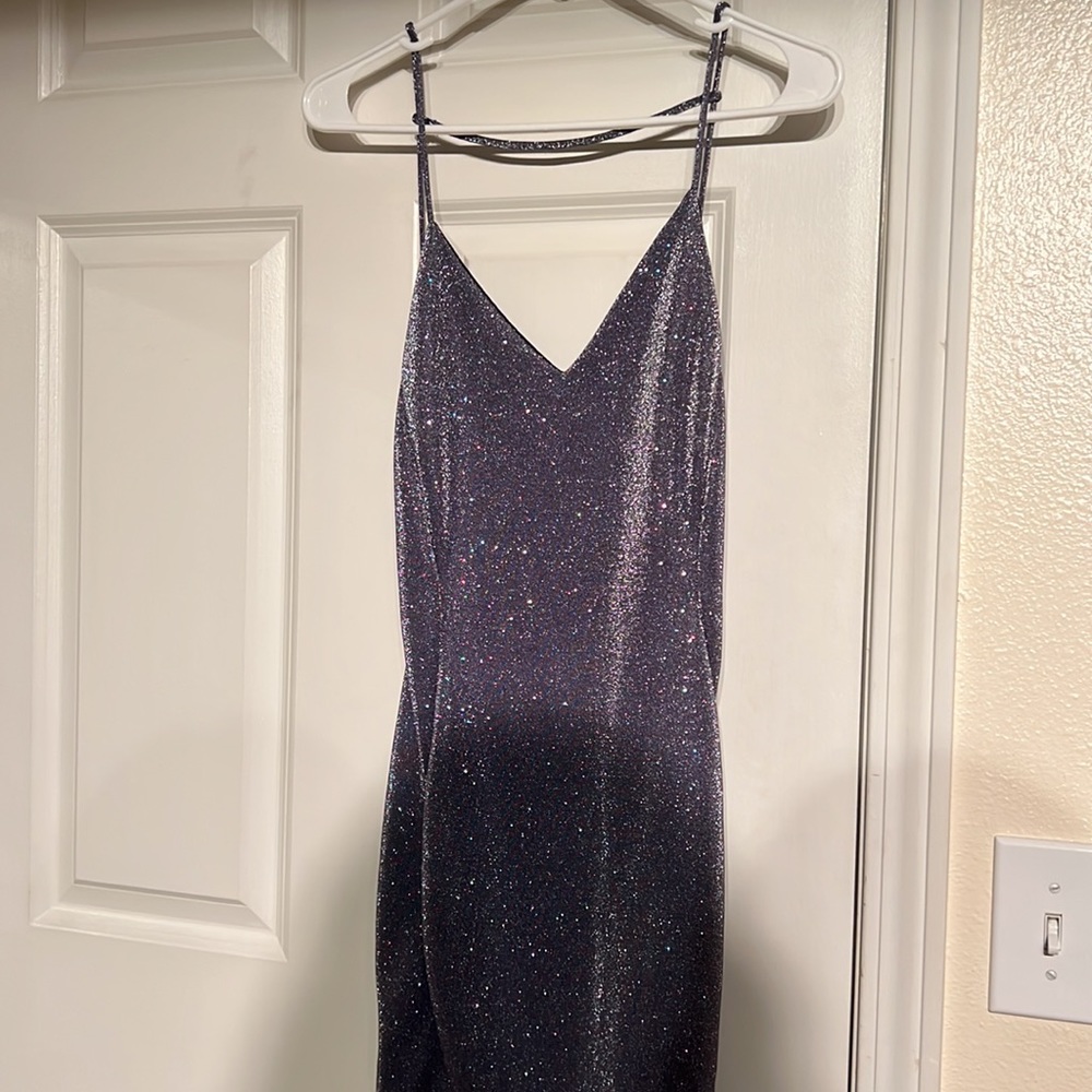 Sparkly purple mini dress - Picture 6 of 6